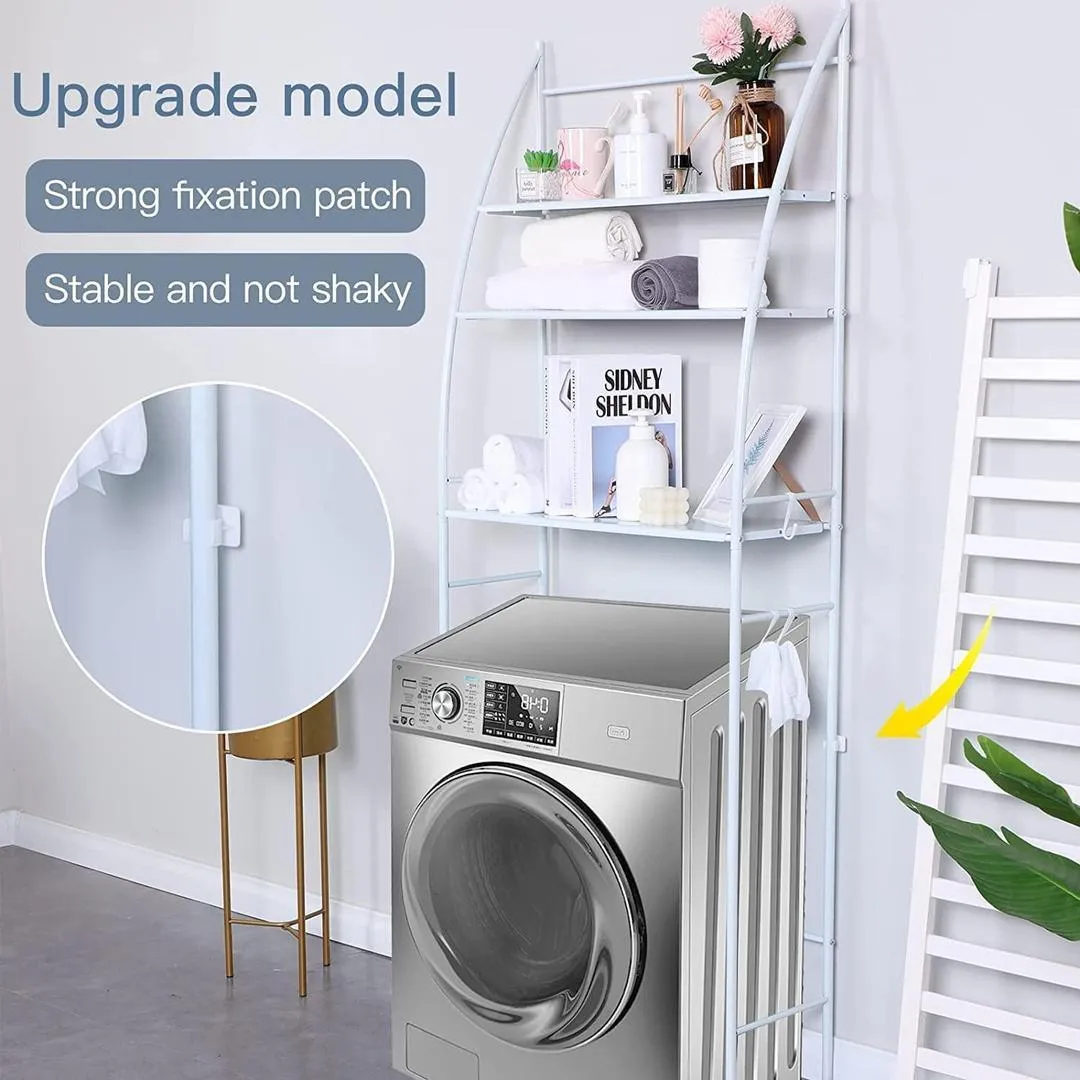 3-Tier Space-Saving Washing Machine Storage Shelf