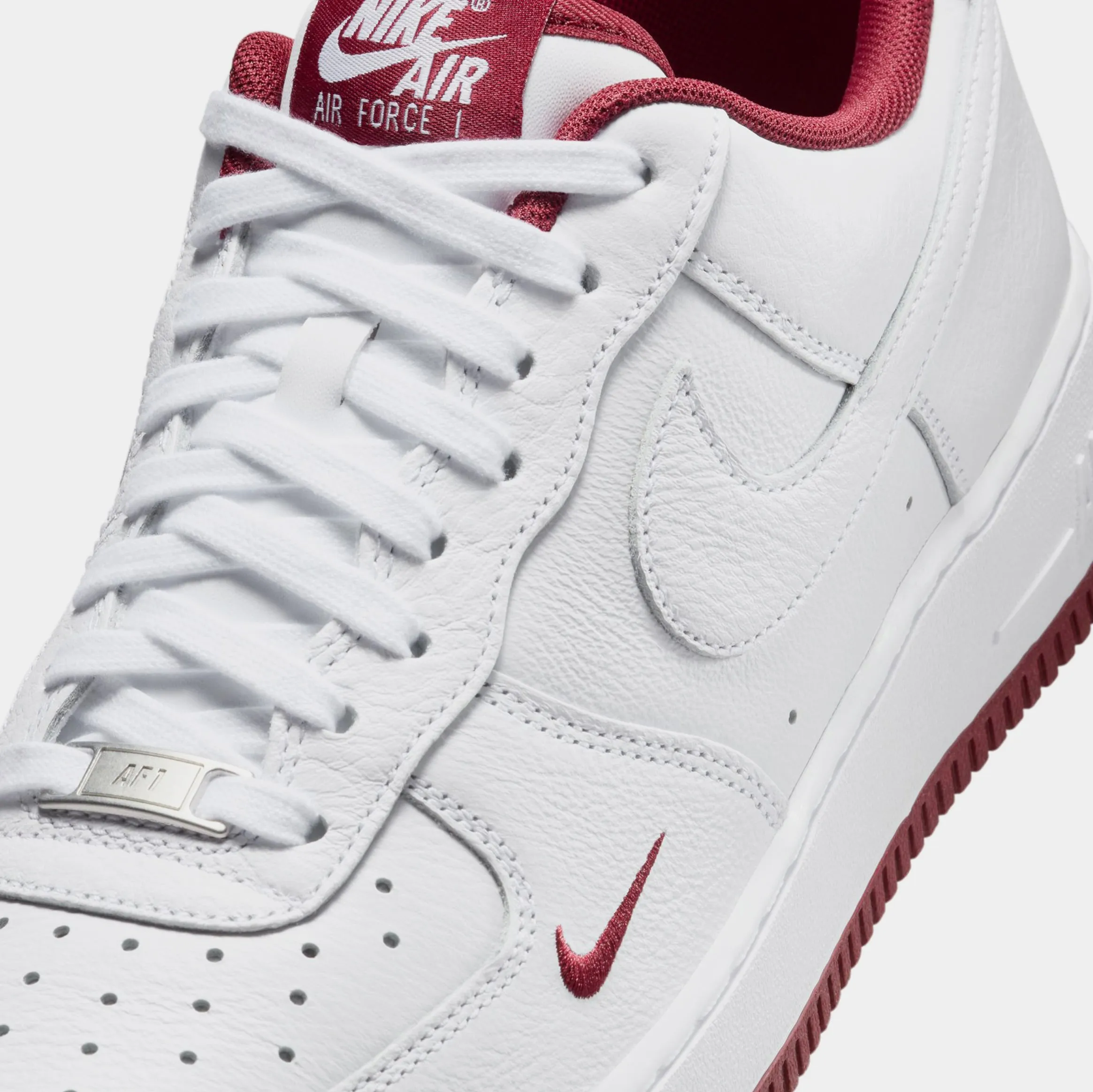 Air Force 1 '07 LV8 Mens Lifestyle Shoes (White/Team Red)