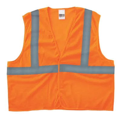 Anchor Brand Class 2 Super Econo Safety Vests with Hook and Loop Closure