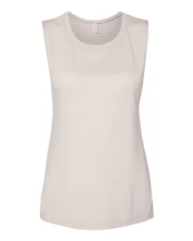 Bella   Canvas 8803 Women's Flowy Scoop Muscle Tank - Heather Dust