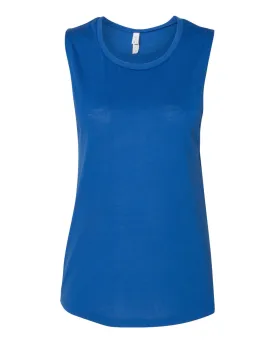 Bella   Canvas 8803 Women's Flowy Scoop Muscle Tank - True Royal