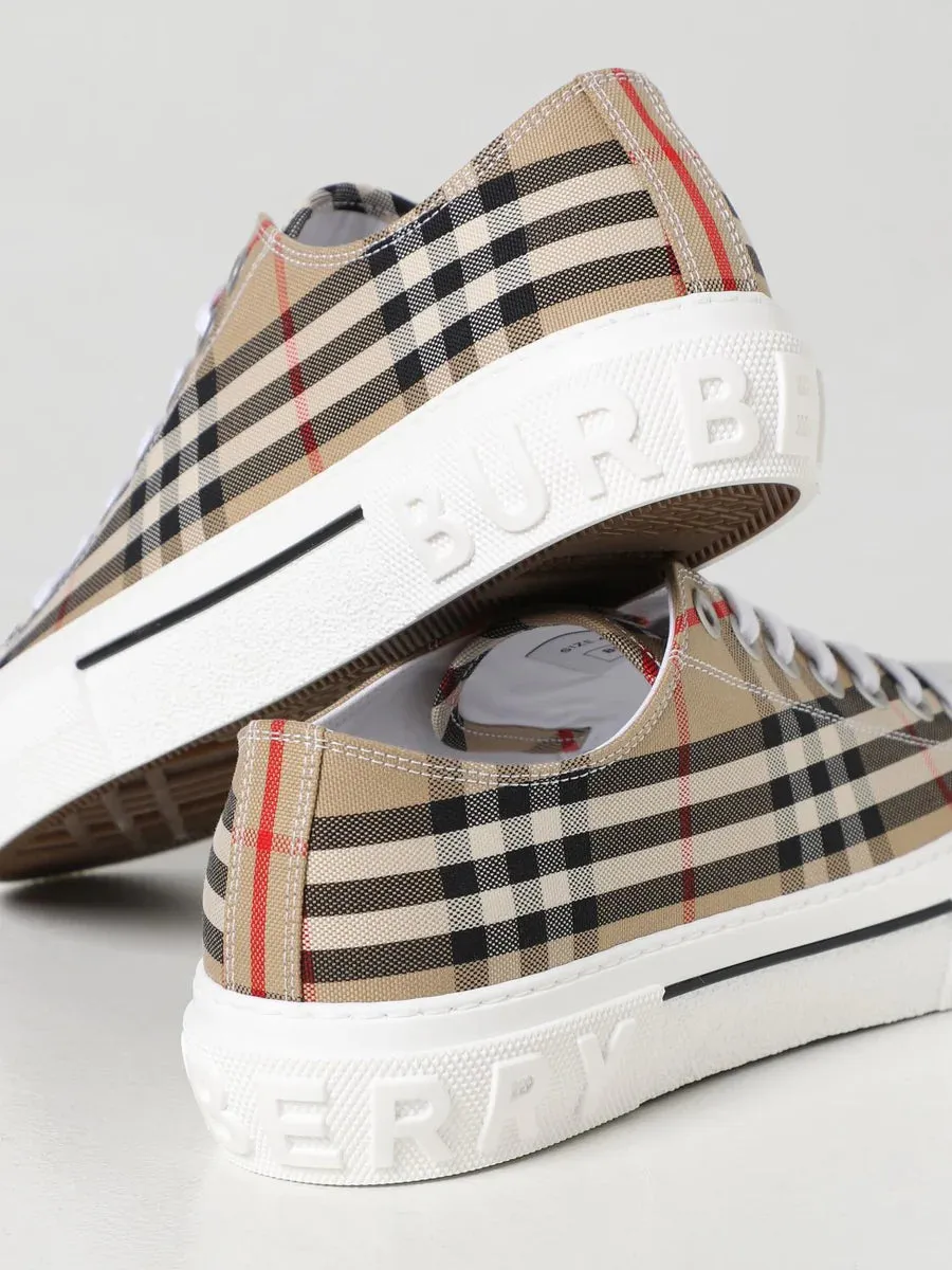 Burberry Checked Lace-Up Trainer