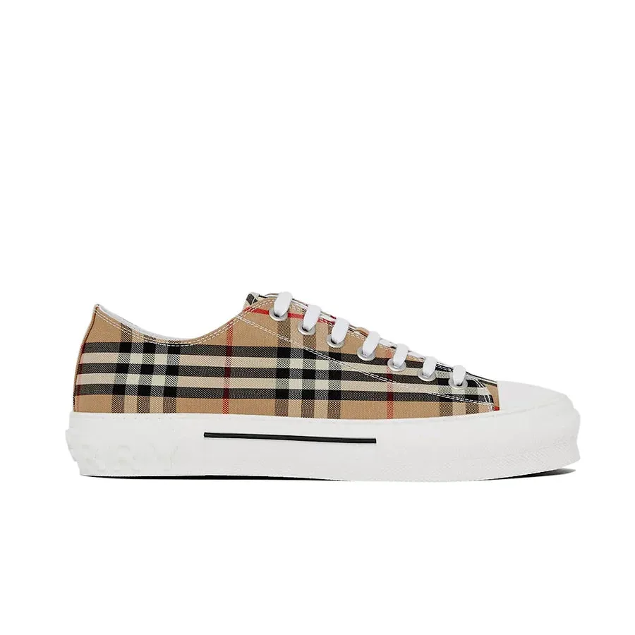 Burberry Checked Lace-Up Trainer