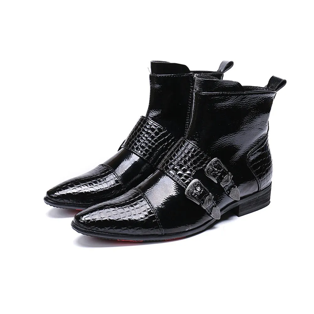 Captoe Zip High Top Boots for Men