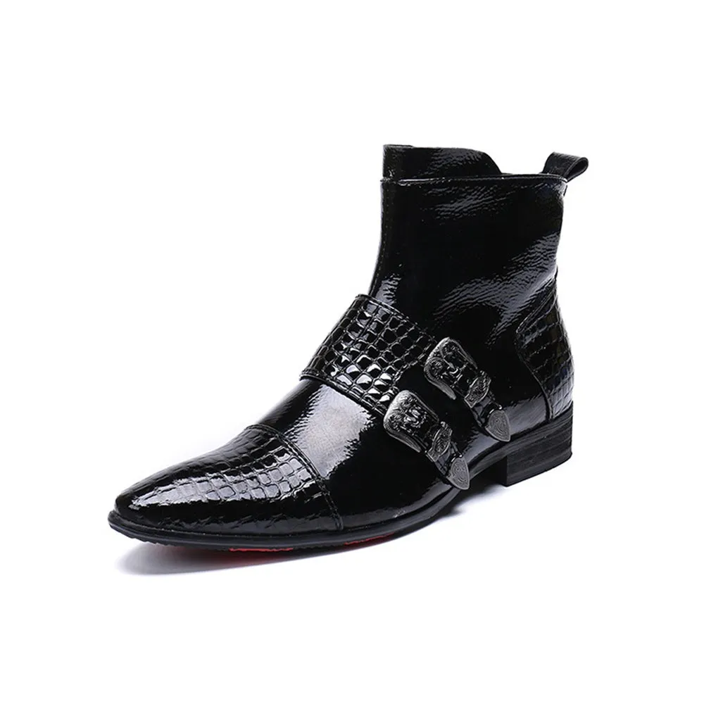 Captoe Zip High Top Boots for Men