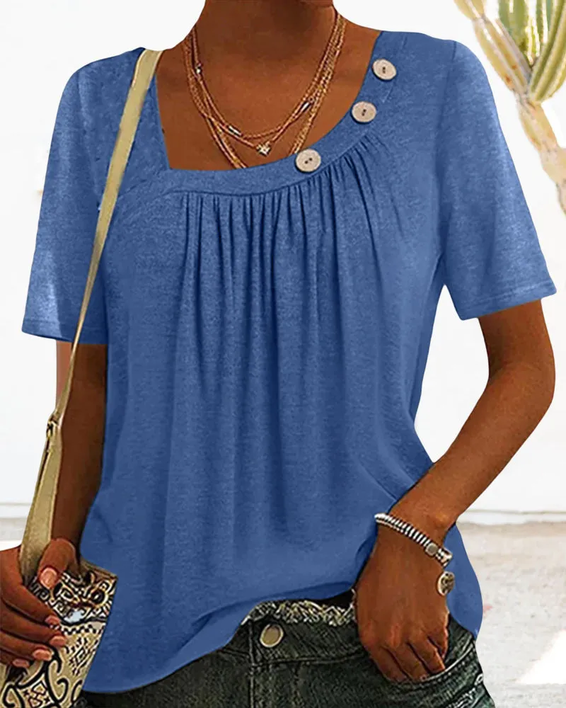 Comfortable short sleeve top