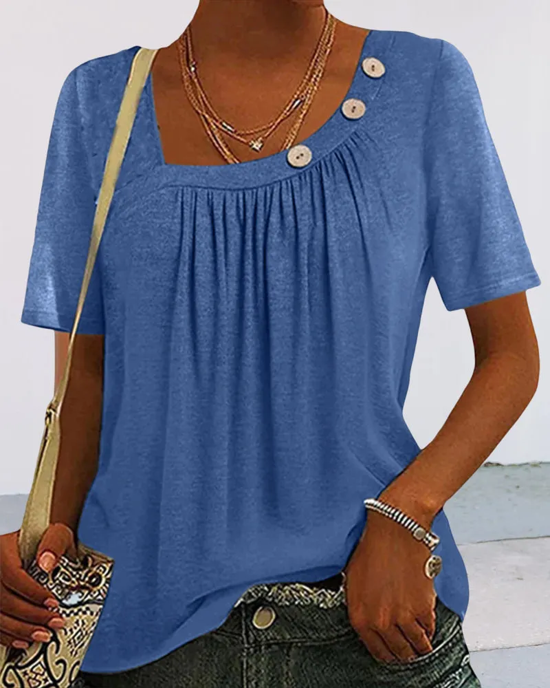 Comfortable short sleeve top