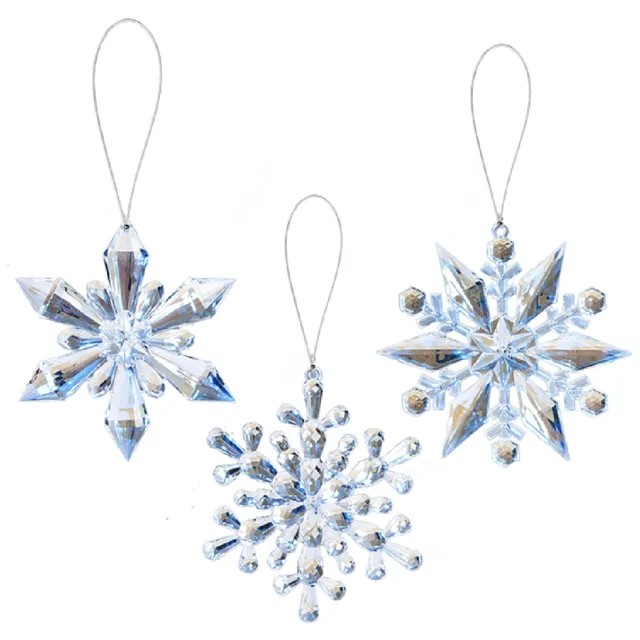 Crystal Expressions Glo-Flake Ornament, Assorted