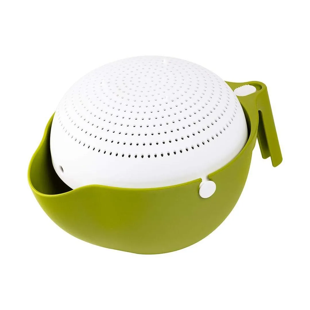 Detachable Double-Layer Kitchen Plastic Colander Strainer