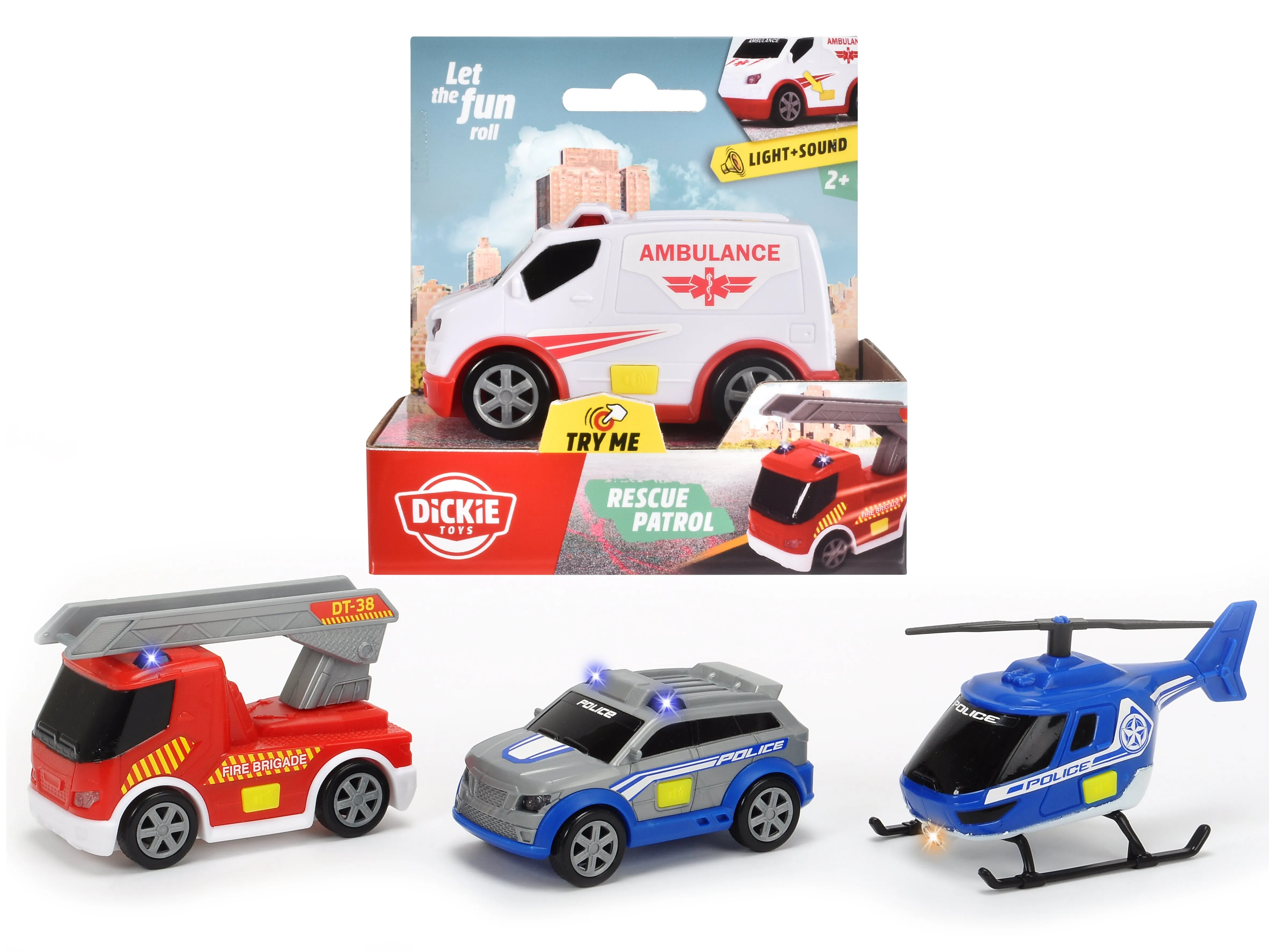 Dickie Toys Rescue Patrol Vehicles Assorted Styles