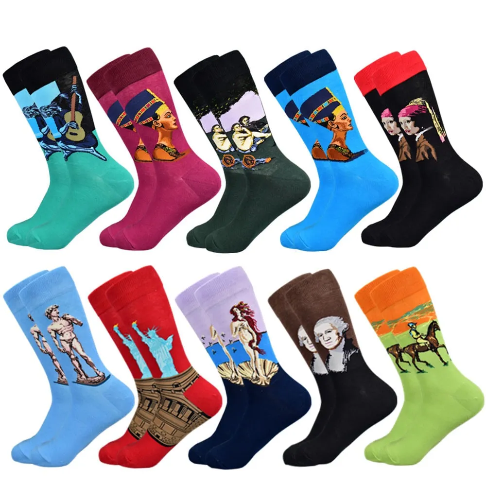 Funny Celebrity Art Socks