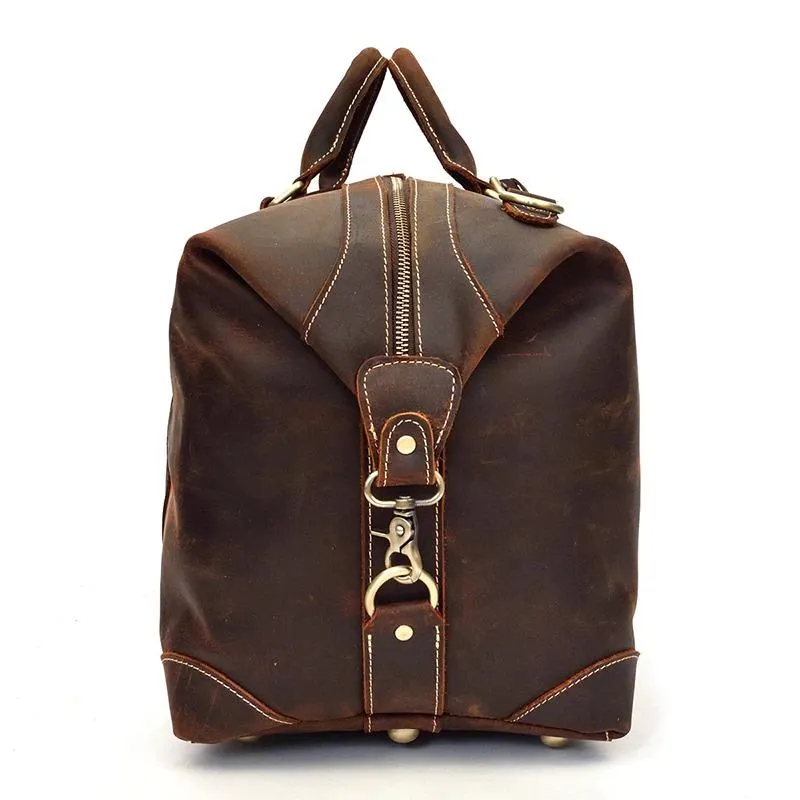 Henry Crazy Horse Leather Duffel Bag