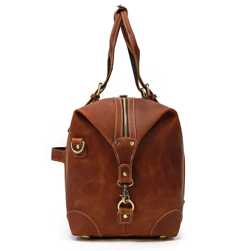 Henry Crazy Horse Leather Duffel Bag