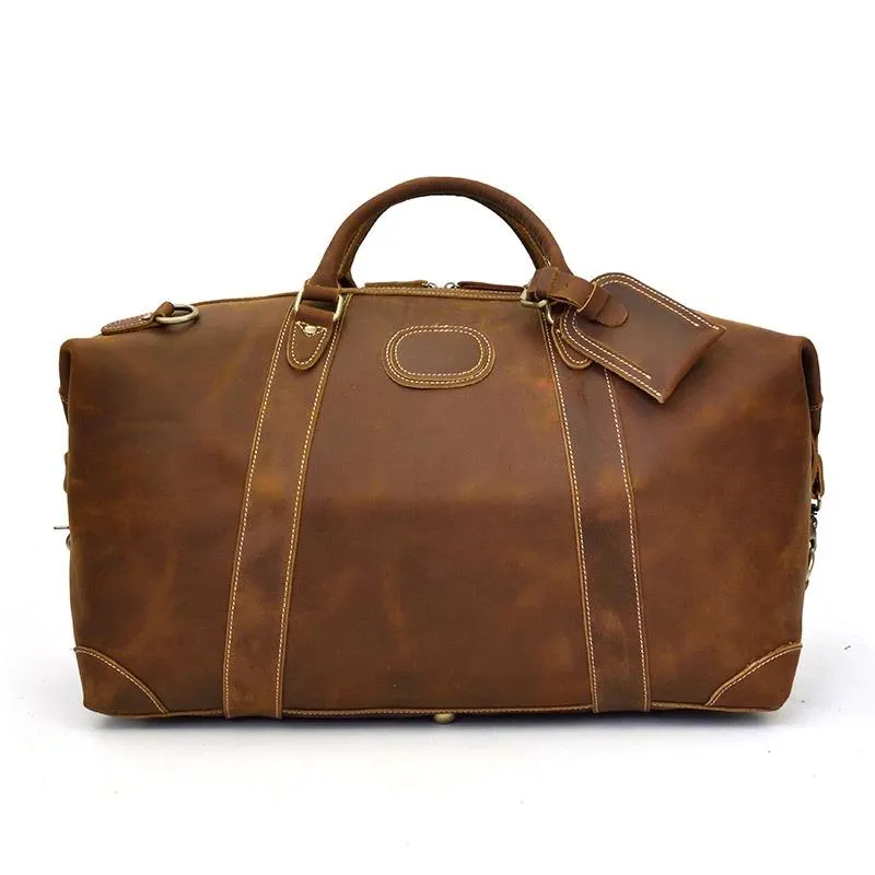 Henry Crazy Horse Leather Duffel Bag