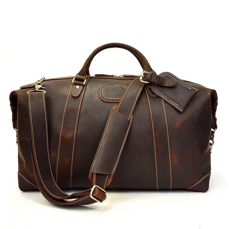 Henry Crazy Horse Leather Duffel Bag