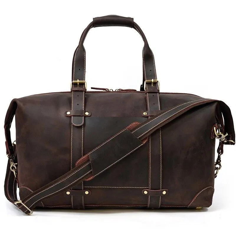 Henry Crazy Horse Leather Duffel Bag