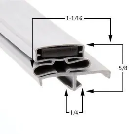 Jordon-Fogel 24 3/4 x 56 1/2 Door Gasket - Size 24-3/4 x 56-1/2 Compatible with Jordon-Fogel GA-115