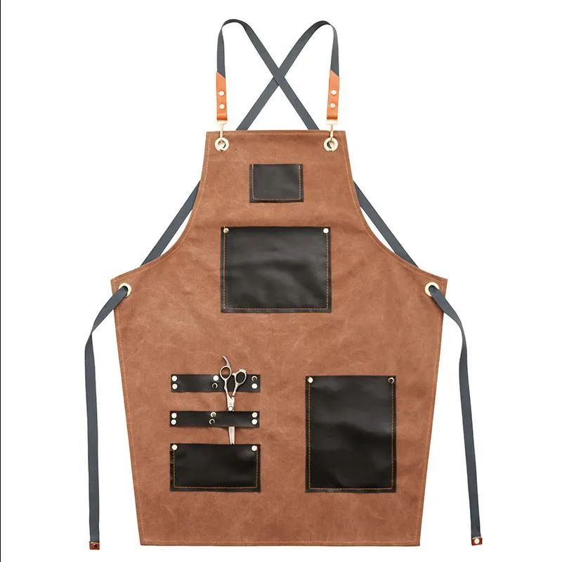 Leather Canvas Apron for Workman P248