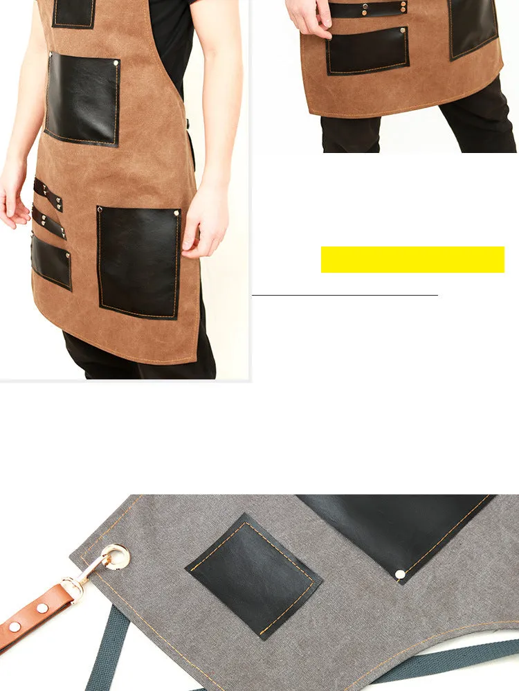 Leather Canvas Apron for Workman P248