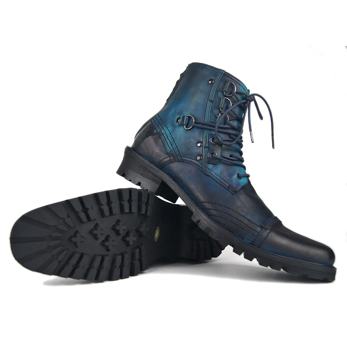 Mens Lace up Combat Boots