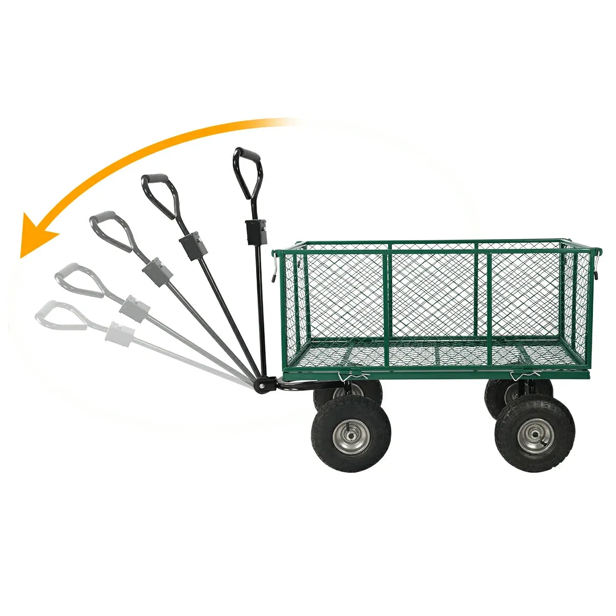 Mesh Steel Garden Cart