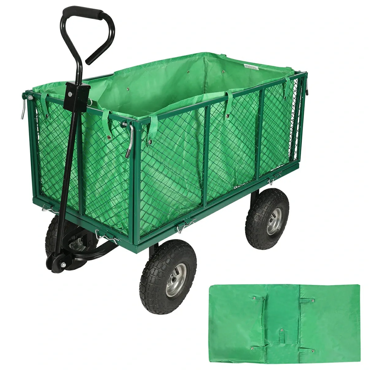 Mesh Steel Garden Cart