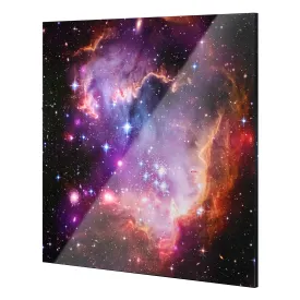 NASA Magellanic Cloud Glossy Lacquer Canvas Wall Art Print - 30" x 30"