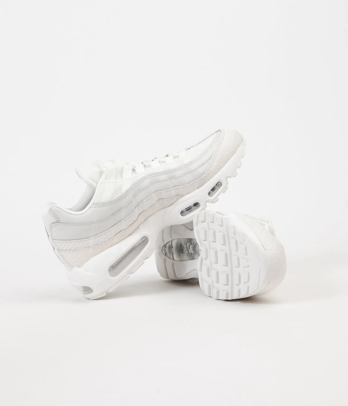 Nike Air Max 95 Premium Shoes - Summit White / Summit White - Summit White