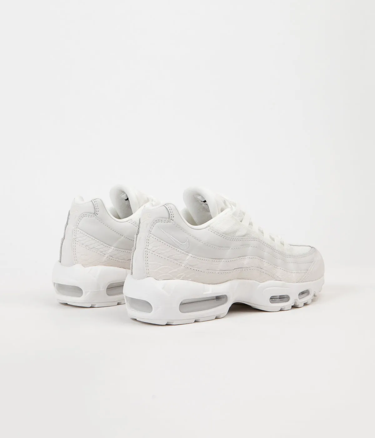 Nike Air Max 95 Premium Shoes - Summit White / Summit White - Summit White