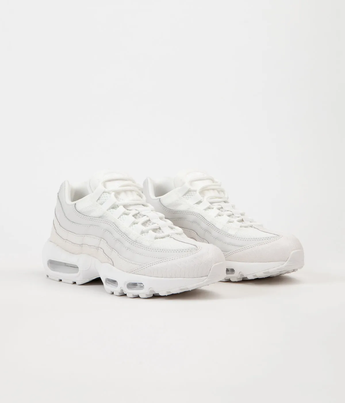 Nike Air Max 95 Premium Shoes - Summit White / Summit White - Summit White