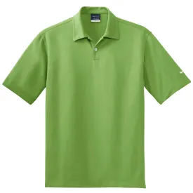 Nike Men's Green Dri-FIT S/S Pebble Texture Polo