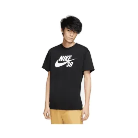 Nike SB Men's Logo Skate T-Shirt HBR Black White