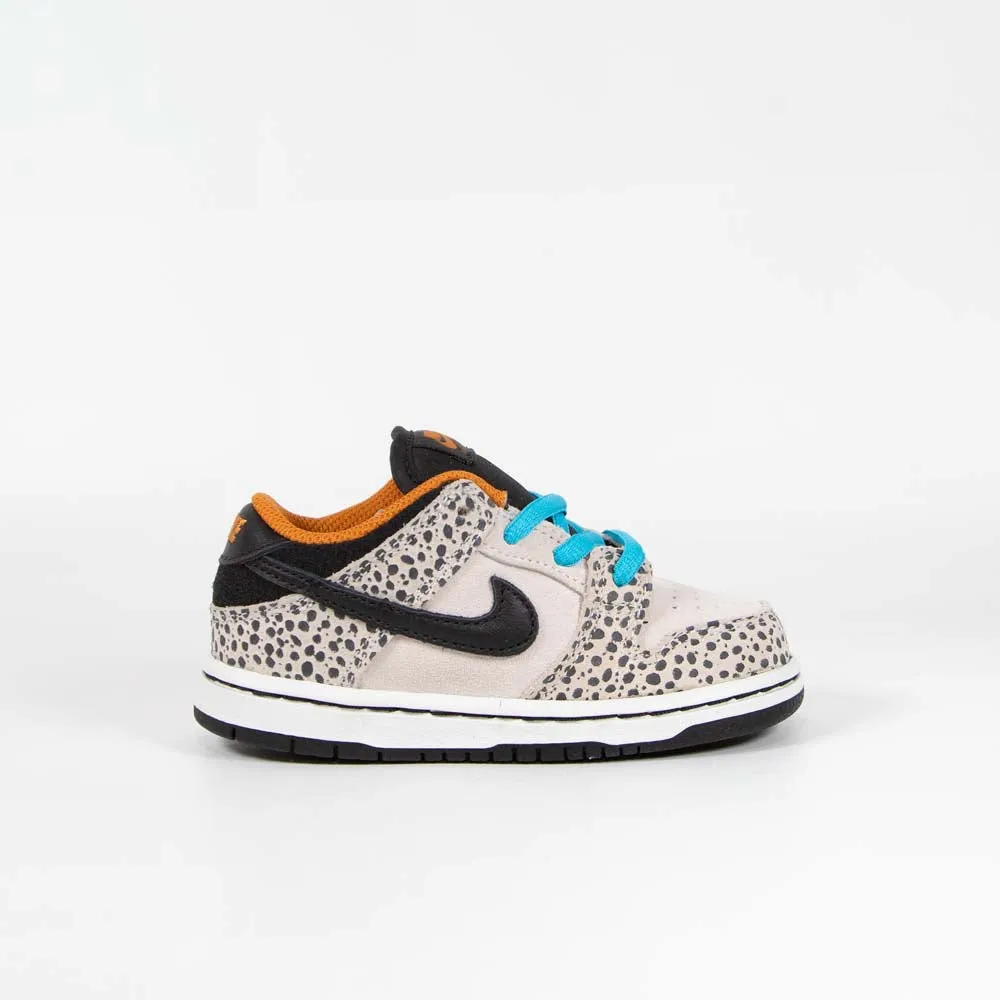 Nike SB - (TD - Toddler) Dunk Low Pro 'Olympic Safari' Shoes - Phantom / Black - Black - Monarch