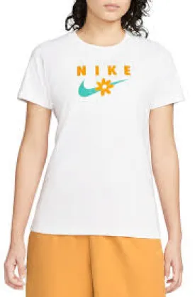 Nike Wmns Flower Tee “white”