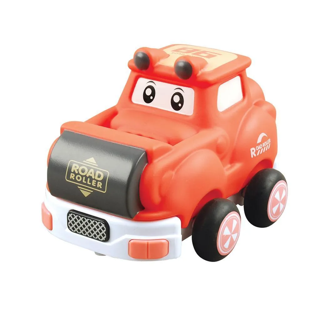 RC Light-Up Vinyl Roller - Dual Function Cartoon Car