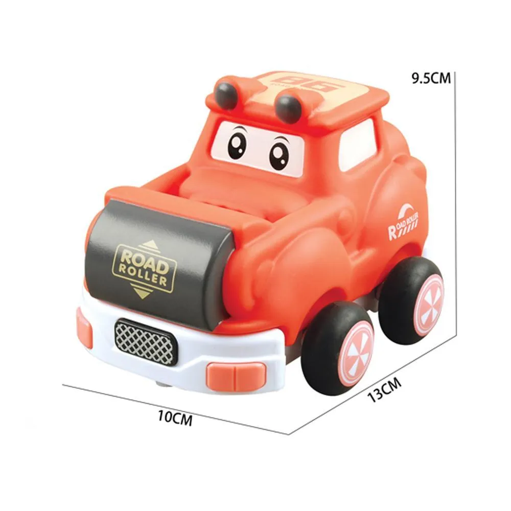 RC Light-Up Vinyl Roller - Dual Function Cartoon Car