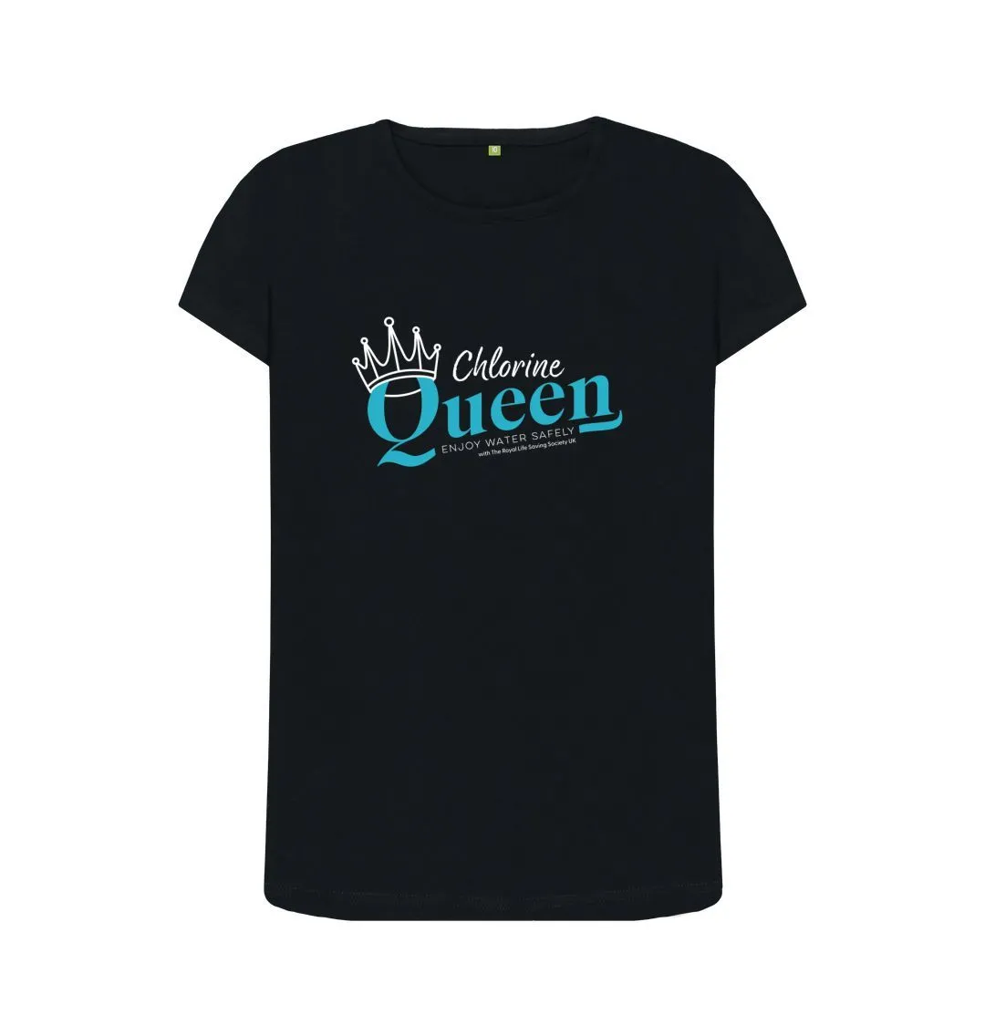 RLSS UK | Chlorine Queen Women's T-shirt | Short Sleeve Organic Cotton T-shirt