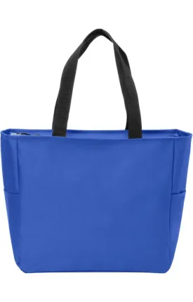 Royal Blue Unisex Essential Zip Tote