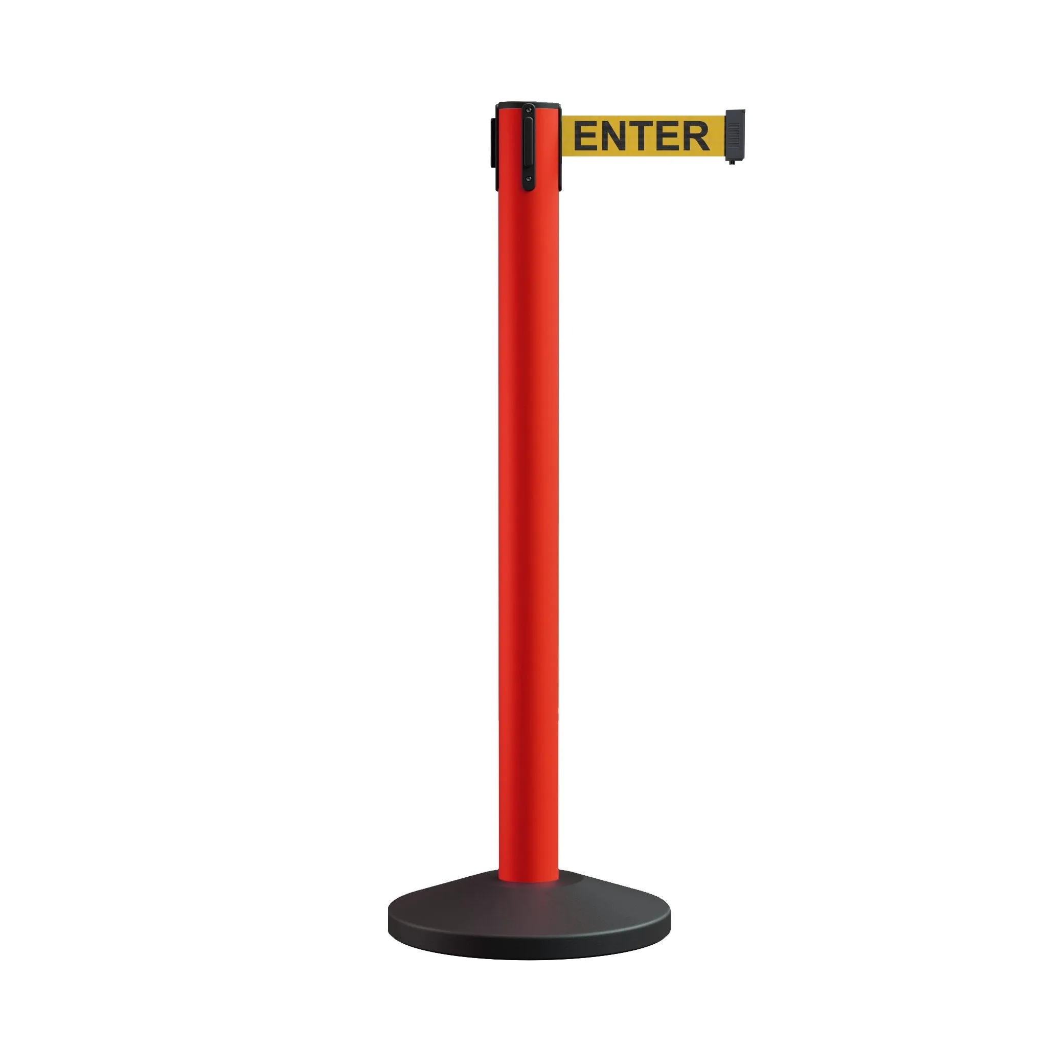 Safety Retractable Belt Barrier Stanchion, 16 Ft. Belt - CCW Series RBB-150