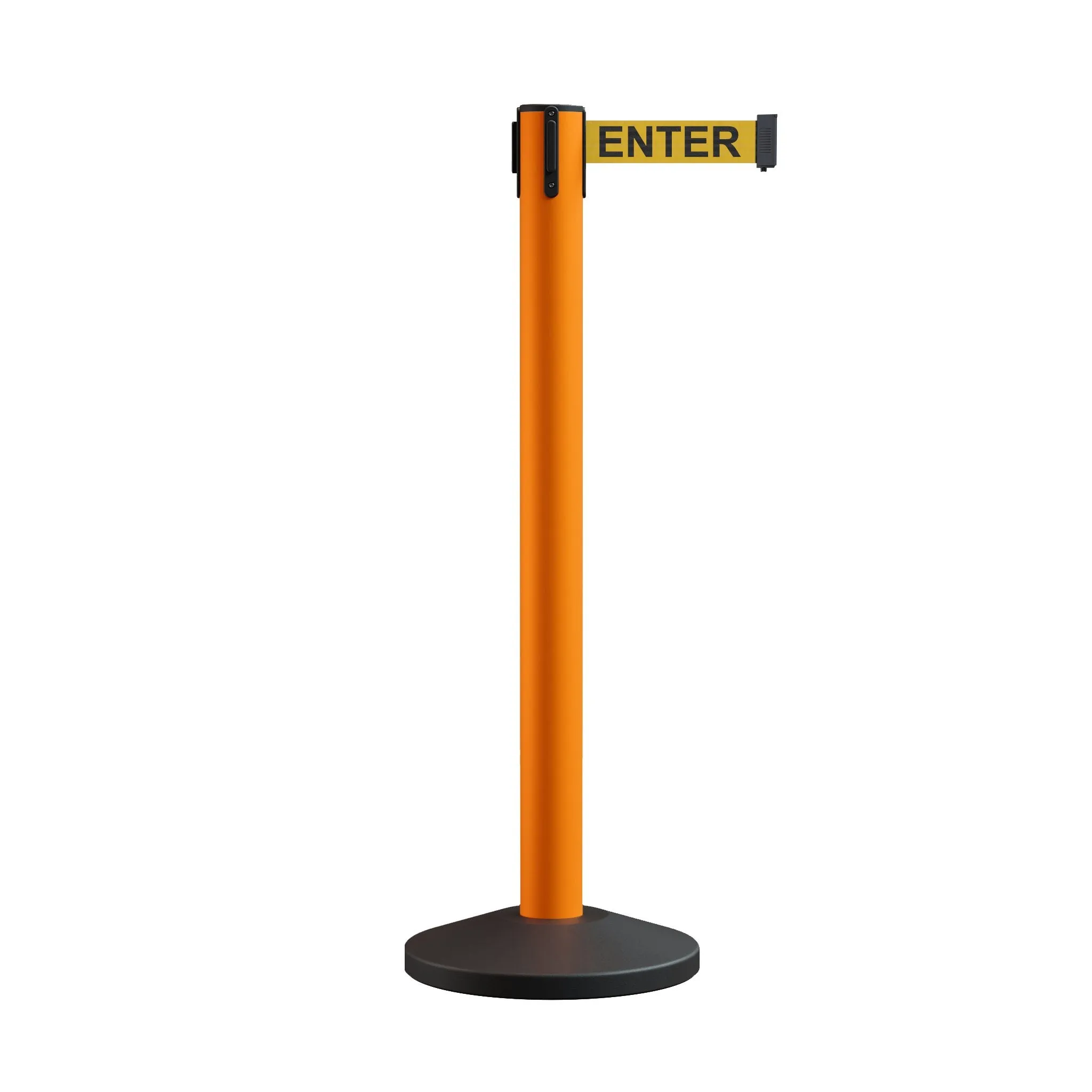 Safety Retractable Belt Barrier Stanchion, 16 Ft. Belt - CCW Series RBB-150