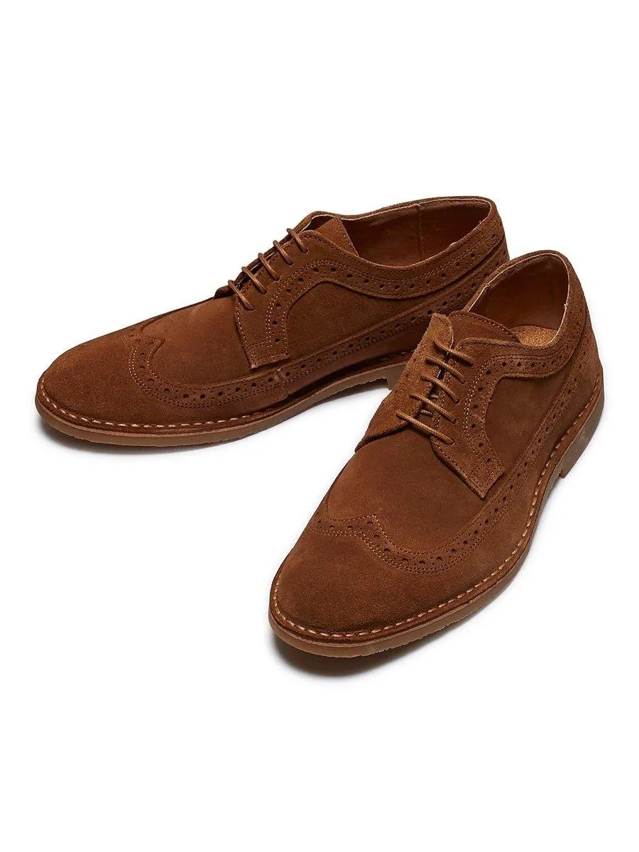 Selected Homme Royce - Derby brogue ruskindssko