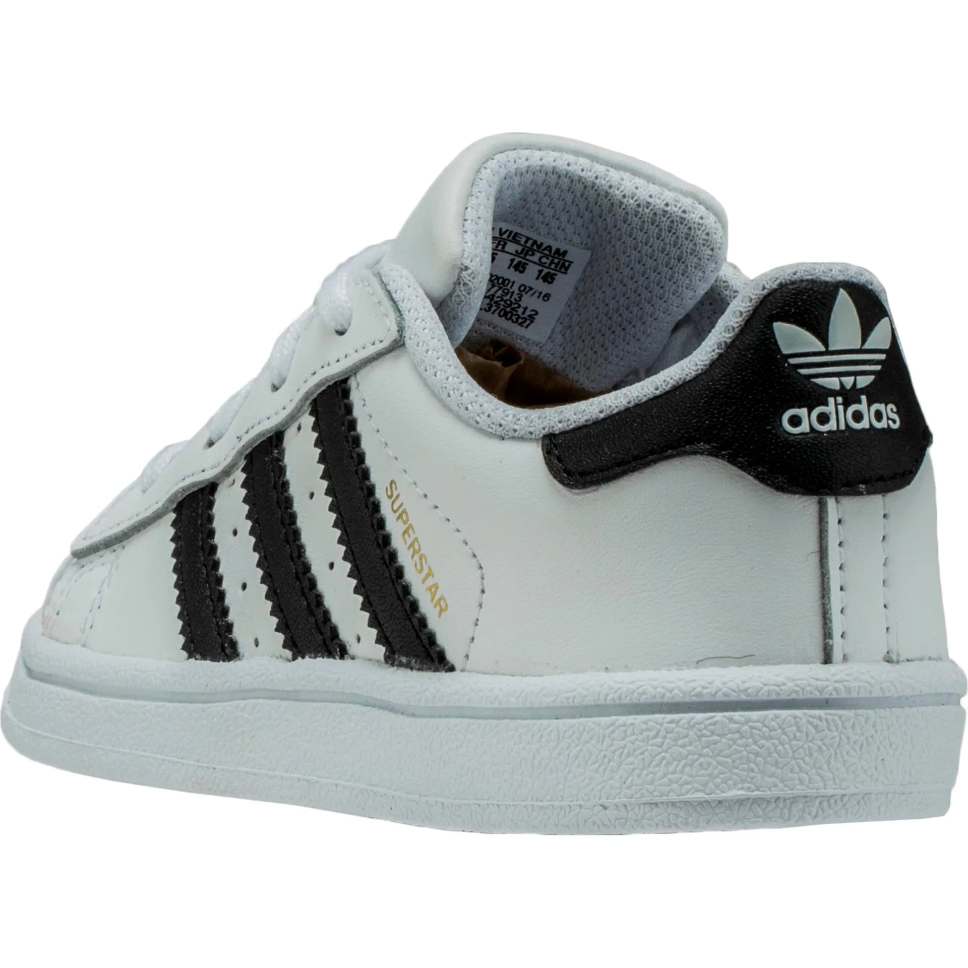 Superstar Infant Toddler Lifestyle Shoe - Black/White