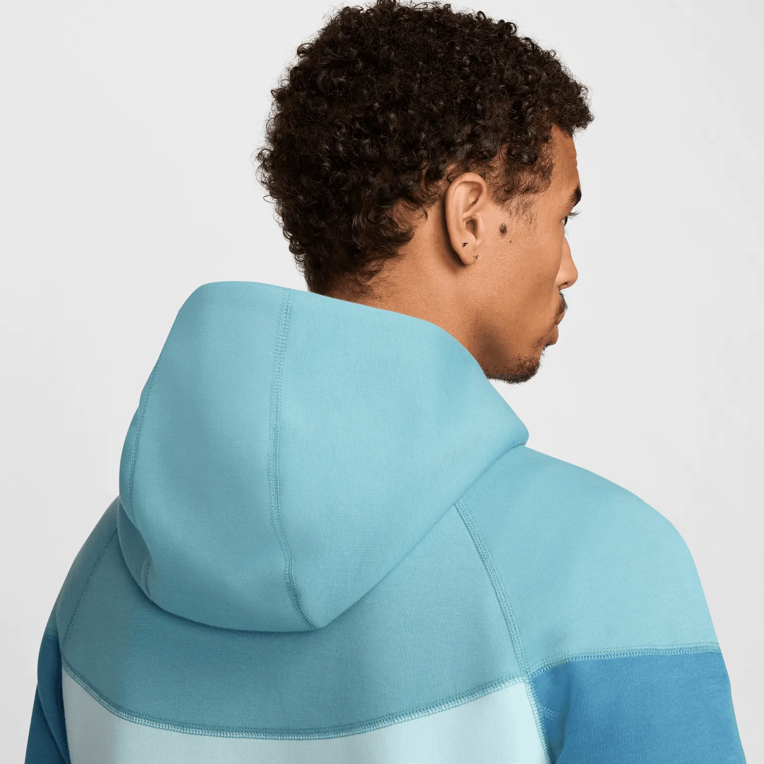 Sweat Nike Tech Fleece Windrunner - Bleu