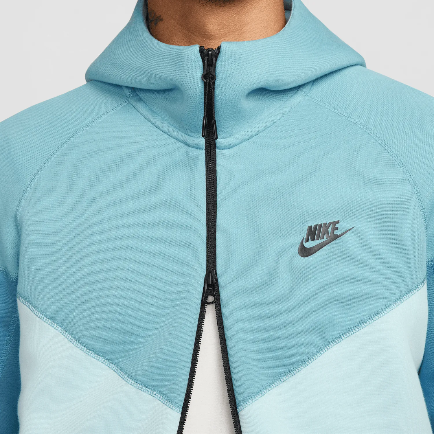 Sweat Nike Tech Fleece Windrunner - Bleu