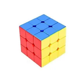 Third order solid color Jiehui Cube  - Professional Game Mate for Hand, Brain, and Coordination - 6 